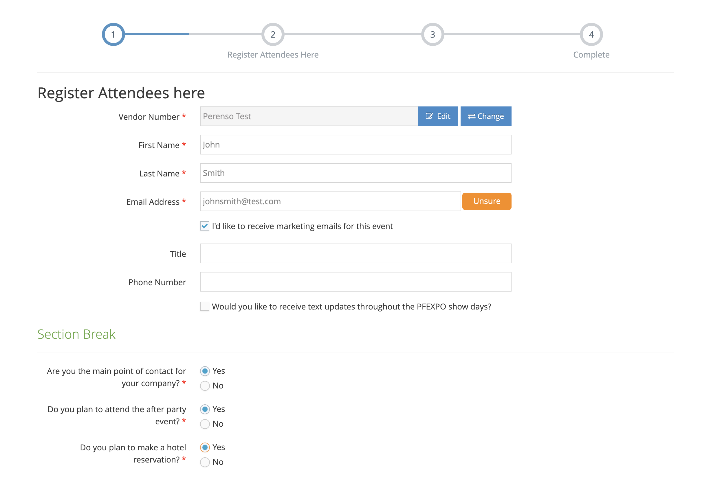 StepByStep Registration Guide Vendors/Rep Groups